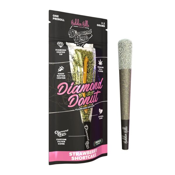 HIDDEN HILLS BOYZ 2.2G PREROLLS INDICA -STRAW SHORTCAKE