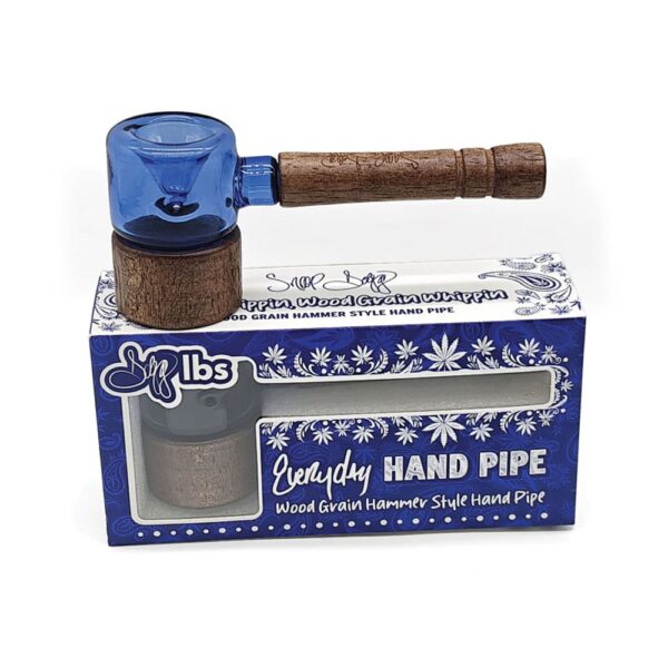 DOGG LBS WOOD GRAIN 5" HAMMER HAND PIPE