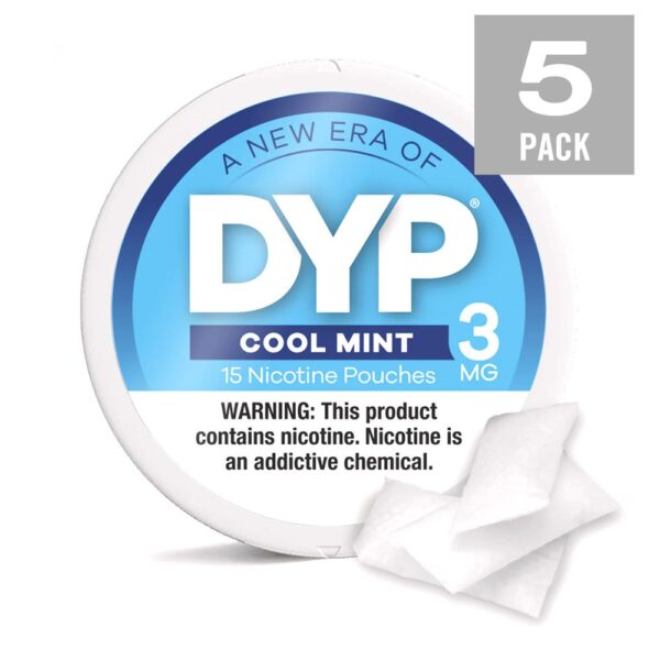 DYP NICOTINE 3MG POUCHES - COOL MINT