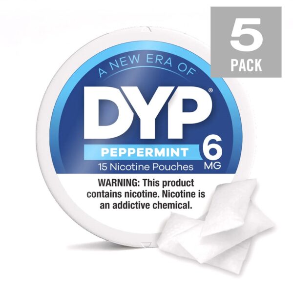 DYP NICOTINE 6MG POUCHES - PEPPERMINT