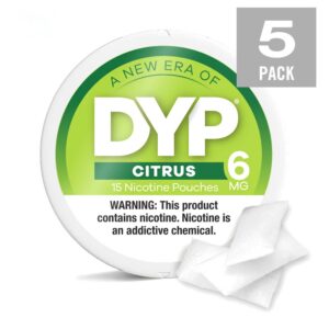 DYP NICOTINE 6MG POUCHES – CITRUS