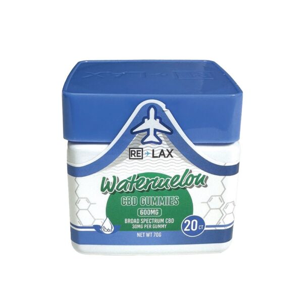 RELAX CBD 600MG GUMMIES - WATERMELON