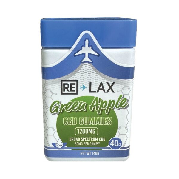 RELAX CBD 1200MG GUMMIES - GREEN APPLE