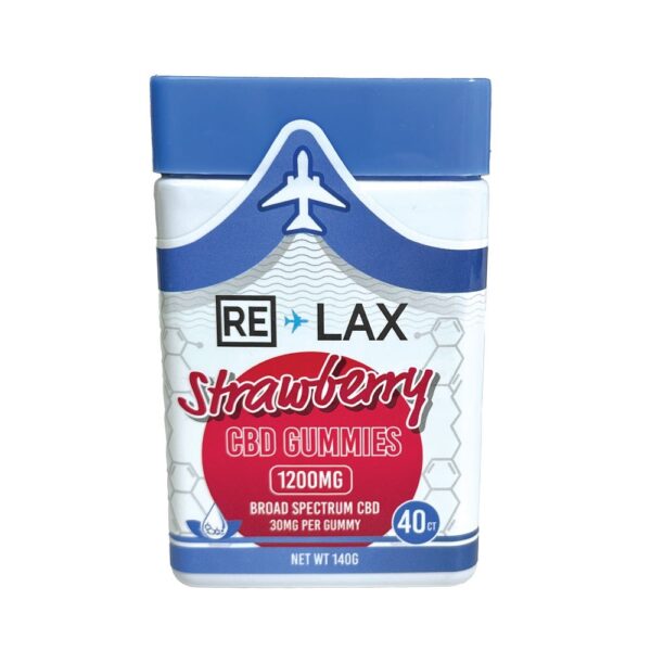 RELAX CBD 1200MG GUMMIES - STRAWBERRY