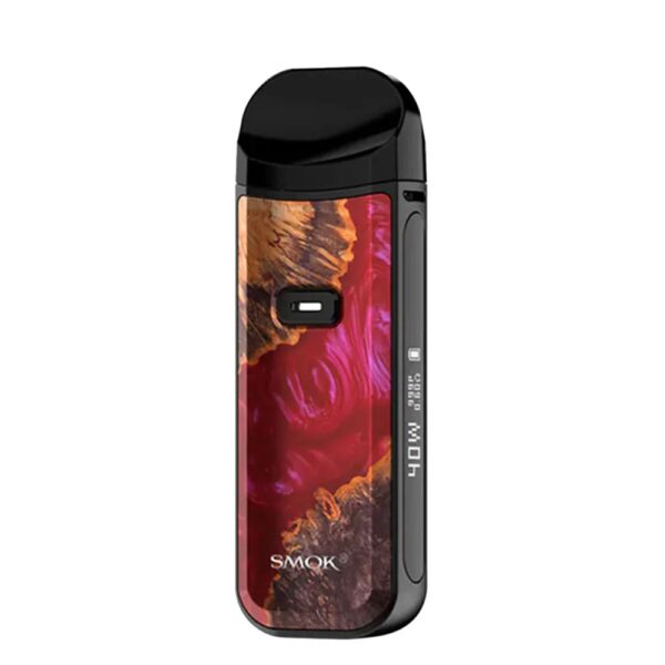 SMOK NORD 2 1500mAh STARTER KIT W/ 4.5ML REFILLABLE POD - RED STABILIZING WOOD