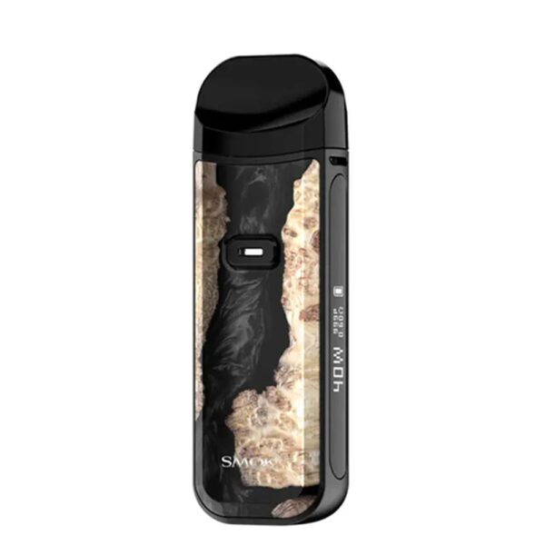 SMOK NORD 2 1500mAh STARTER KIT W/ 4.5ML REFILLABLE POD - BLACK STABILIZING WOOD