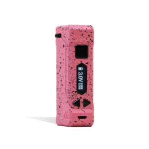WULFxYOCAN UNI PRO ADJUSTABLE CARTRIDGE VAPORIZER MOD – PINK BLACK SPATTER