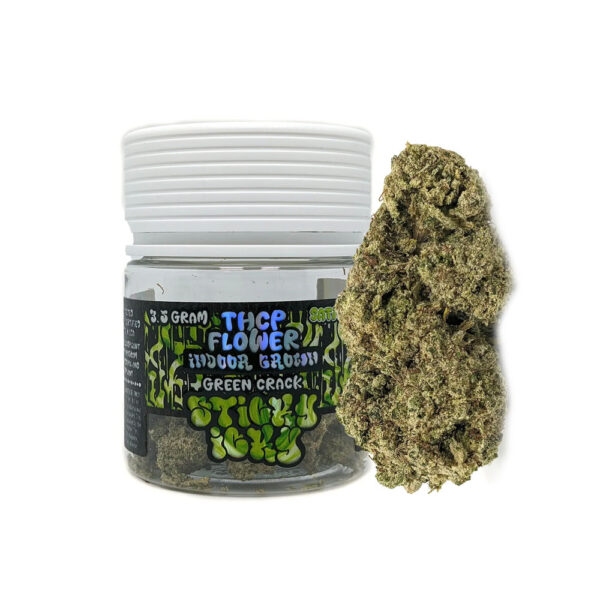 STICKY ICKY THCP 3.5G FLOWER SATIVA - GREEN CRACK