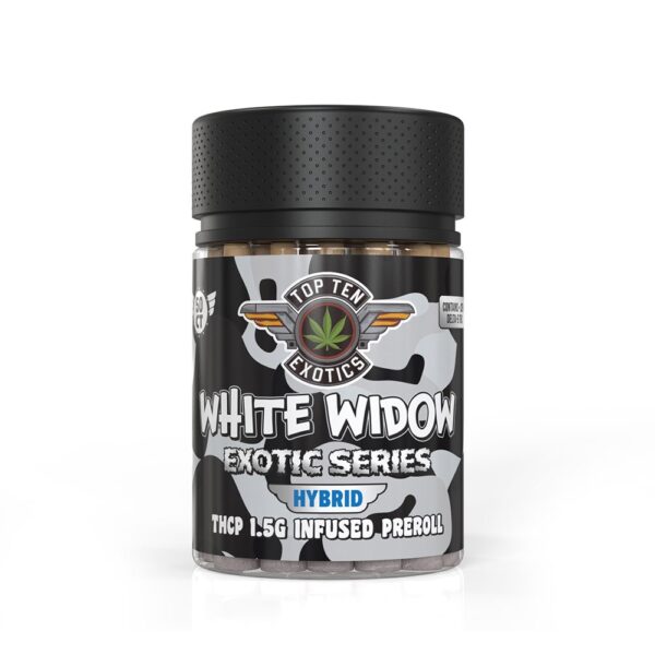 TOP TEN EXOTIC THCP 1.5G PREROLLS HYBRID - WHITE WIDOW