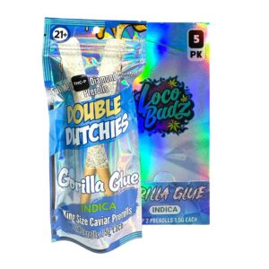 LOCO BUDZ THCP 1.5G 2CT PREROLLS INDICA – GORILLA BLUE