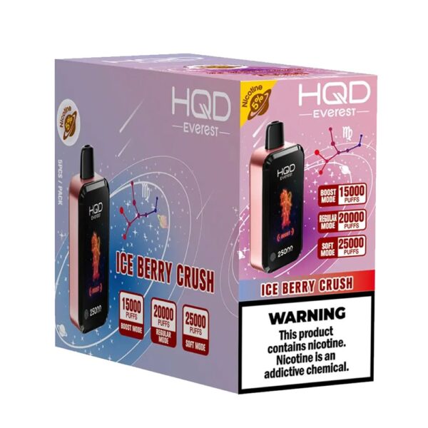 HQD CUVIE EVEREST 25K 5% DISPOSABLE - ICE BERRY CRUSH