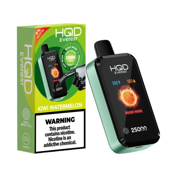 HQD CUVIE EVEREST 25K 5% DISPOSABLE - KIWI WATERMELON