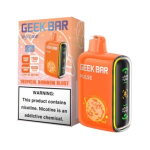 GEEK BAR PULSE 5% NIC 15000 PUFFS DISPOSABLE – TROPICAL RAINBOW BLAST
