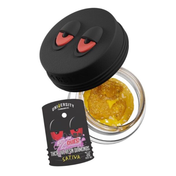 UNIVERSITY LIVE RESIN THCP 2G DIAMONDS SATIVA - PINK ZABURST