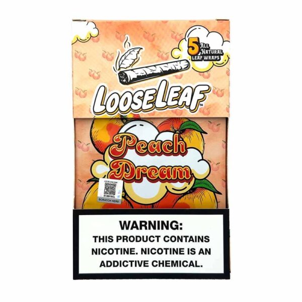 LOOSELEAF CIG 8CT WRAPS - PEACH DREAM