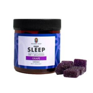 GOLDEN GOAT DEEP SLEEP CBD 1500MG GUMMIES – GRAPE