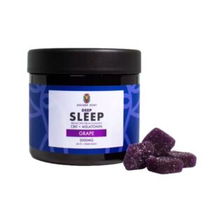 GOLDEN GOAT DEEP SLEEP 3000MG GUMMIES – GRAPE
