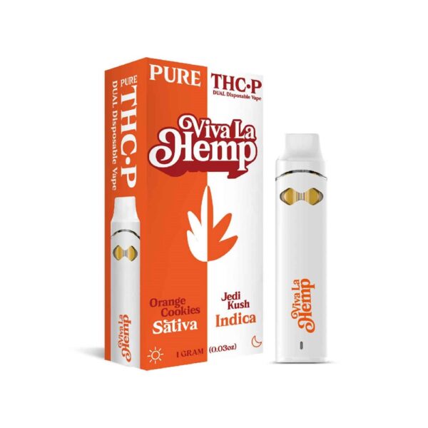 VIVA LA HEMP THCP 1G DUAL DISPOSABLE - ORANGE COOKIES/ JEDIKUSH