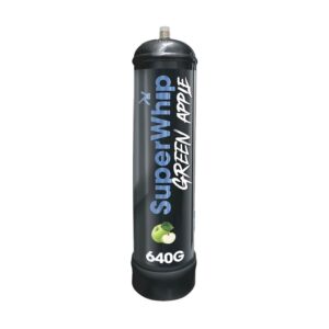 SUPER WHIP 640G CREAM CHARGERS – GREEN APPLE