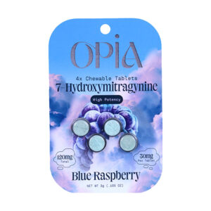 OPIA 7 OH 4CTS CHEWABLE TABLET 30MG – BLUE RASPBERRY