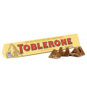 TOBLERONE MILK CHOCOLATE W/ HONEY&ALMOND NOUGAT