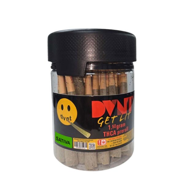 DVNT THCP 1.5G PRE ROLLS SATIVA