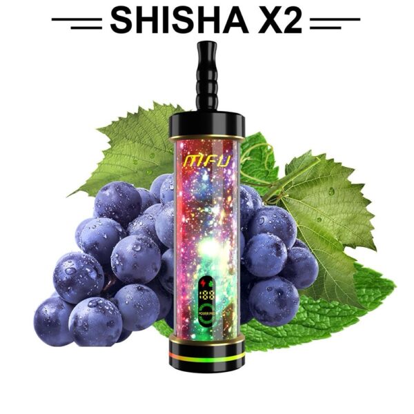 MFU SHISHA 60KPUFFS DISPOSABLE - GRAPE MINT