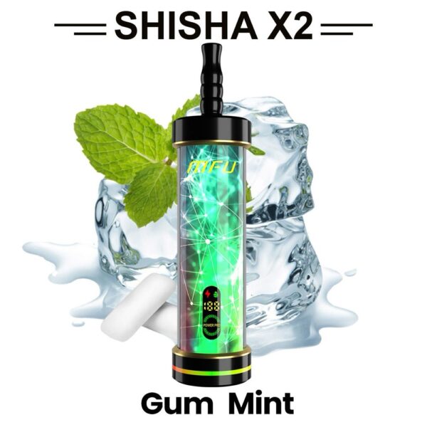 MFU SHISHA 60KPUFFS DISPOSABLE - GUM MINT