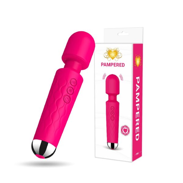 PAMPERED VIBRATING WAND - PINK