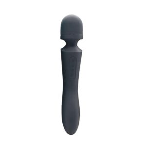 FANCY WARMING VIBRATING WAND – BLACK
