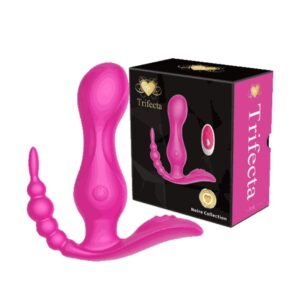 TRIFECTA 3 IN 1 VIBE W/ REMOTE – PINK