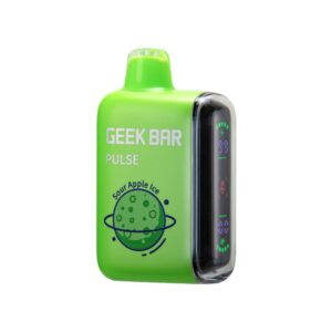 GEEK BAR PULSE 5% NIC 15000 PUFFS DISPOSABLE – SOUR APPLE ICE
