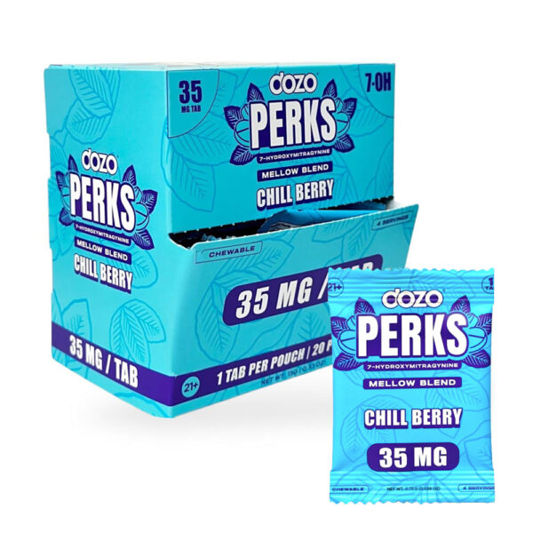 DOZO PERKS 7 HYDROXY 1CT 35MG PILLS - CHILL BERRY