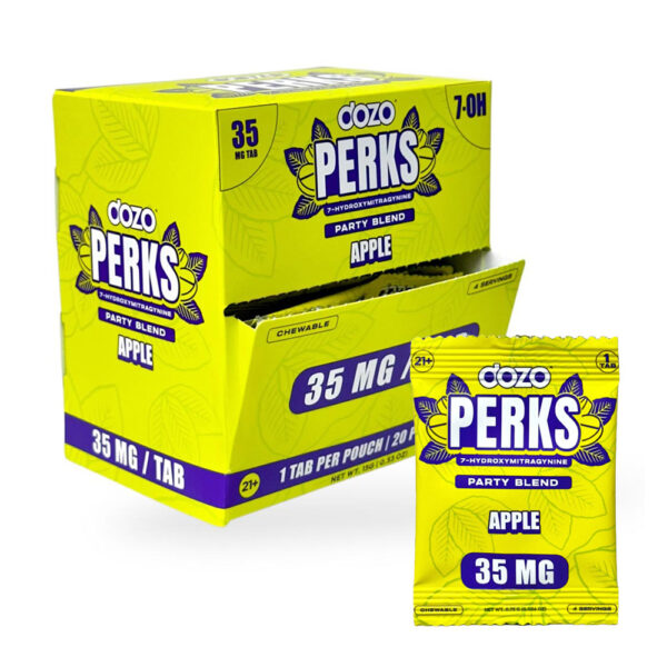 DOZO PERKS 7 HYDROXY 1CT 35MG PILLS - APPLE