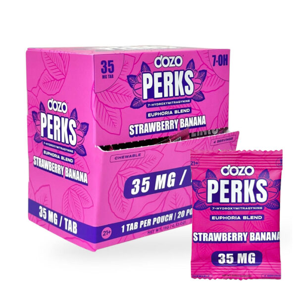 DOZO PERKS 7 HYDROXY 1CT 35MG PILLS - STRAW BANANA