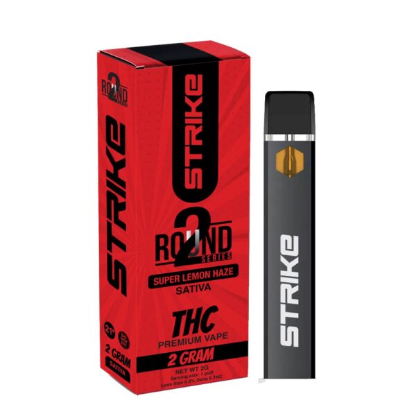 STRIKE ROUND2 SERIES 2G DISPOSABLE SATIVA - SUPER LEMON HAZE