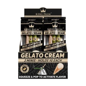 KING PALM MINIS 1G ROLLS – GELATO CREAM