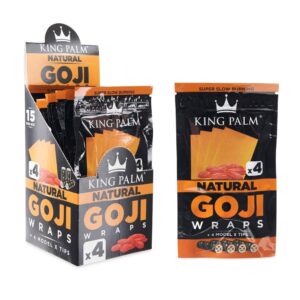 KING PALM 4PK GOJI WRAPS – NATURAL