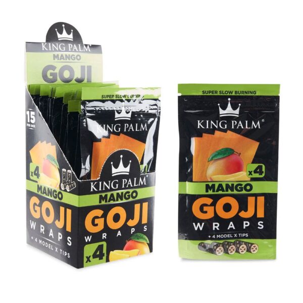 KING PALM 4PK GOJI WRAPS - MANGO