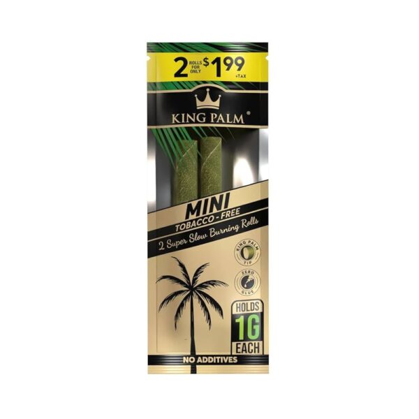 KING PALM MINI PRE ROLL 2PK 1G LEAF TUBE