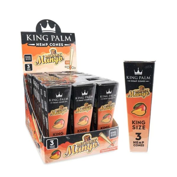 KING PALM KS HEMP CONES - HONEY MANGO