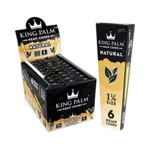 KING PALM KS HEMP CONES – NATURAL