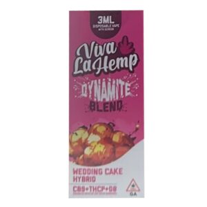 VIVA LA HEMP DYNAMITE BLEND 3000MG DISPOSABLE HYBRID – WEDDING CAKE