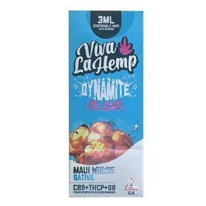 VIVA LA HEMP DYNAMITE BLEND 3000MG DISPOSABLE SATIVA – MAUI WOWIE
