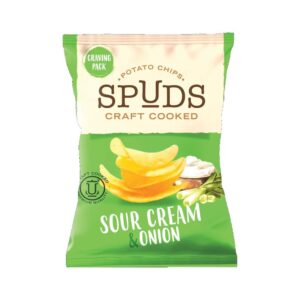 SPUDS 145G CHIPS – SOUR CREAM&ONION
