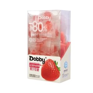 DOBBY 80% JUICE 150G GUMMY – STRAWBERRY