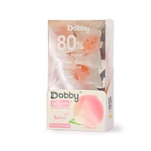 DOBBY 80% JUICE 150G GUMMY – WHITE PEACH