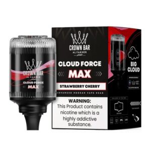 AL FAKHER CLOUD FORCE 50KPUFFS HEAD – STRAW CHERRY