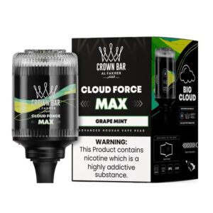 AL FAKHER CLOUD FORCE 50KPUFFS HEAD – GRAPE MINT