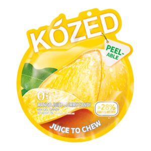 KOZED JUICE TO CHEW 75G GUMMY CANDY – MANGO